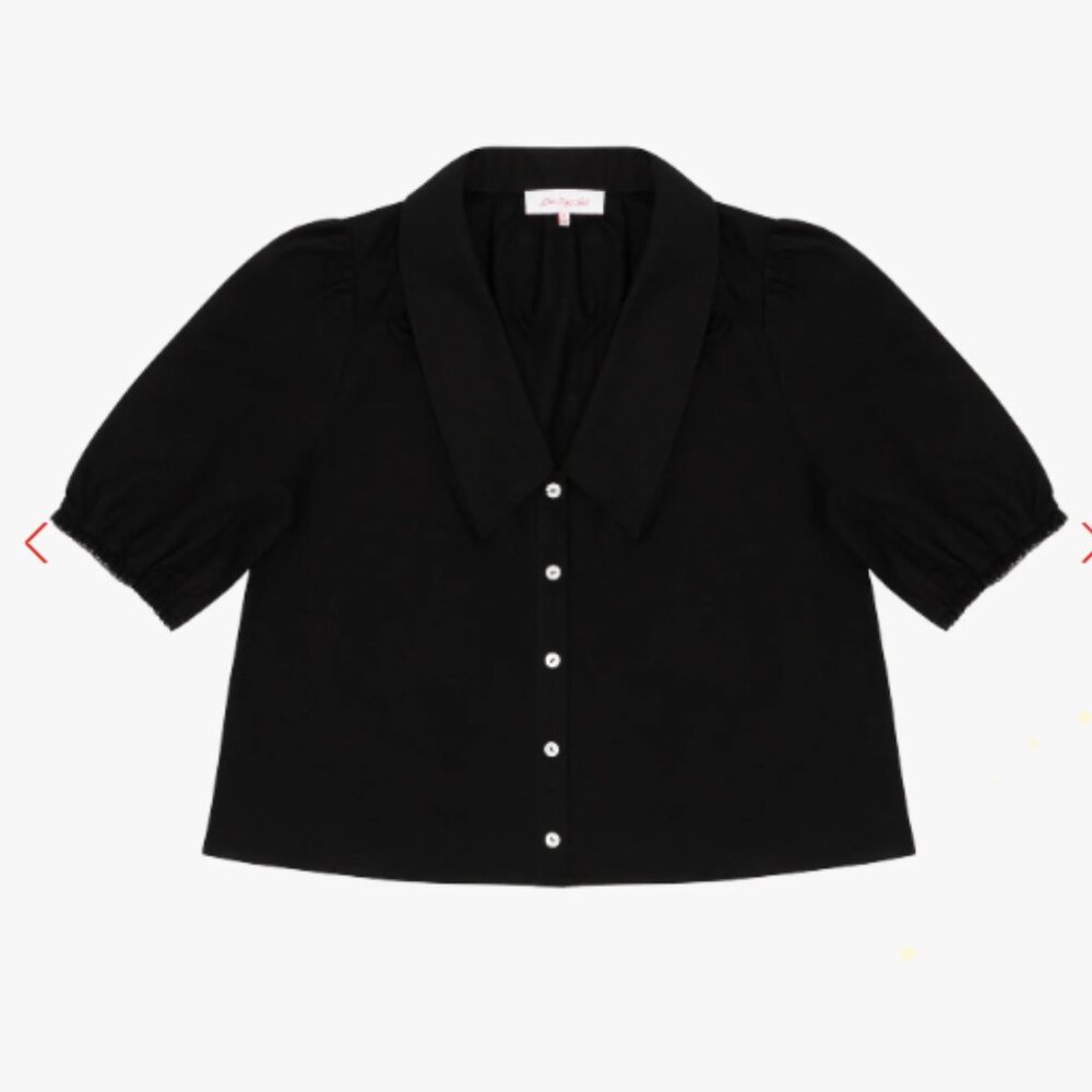 Sam Top Lisa Says Gah - Black Linen - Picture 3 of 7